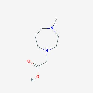 2-(4-Methyl-1,4-diazepan-1-yl)acetic acid