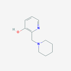 molecular formula C11H16N2O B1295156 3-吡啶醇，2-(哌啶甲基)- CAS No. 2168-16-3