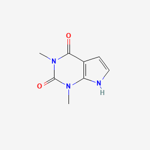molecular formula C8H9N3O2 B1295159 1,3-Dimethyl-1h-pyrrolo[2,3-d]pyrimidine-2,4(3h,7h)-dione CAS No. 39112-72-6