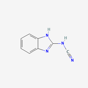 molecular formula C8H6N4 B1295161 1H-benzimidazol-2-ylcyanamide CAS No. 55864-37-4