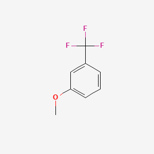 molecular formula C8H7F3O B1295162 3-(Trifluoromethyl)anisole CAS No. 454-90-0