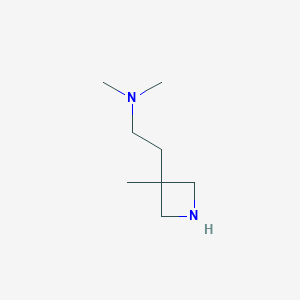 N,N-Dimethyl-2-(3-methylazetidin-3-yl)ethanamine