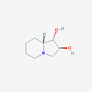 (1S,2S,8AR)-octahydroindolizine-1,2-diol