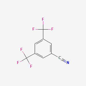 molecular formula C9H3F6N B1295164 3,5-Bis(trifluoromethyl)benzonitrile CAS No. 27126-93-8
