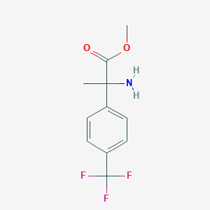 Methyl 2-amino-2-(4-(trifluoromethyl)phenyl)propanoate