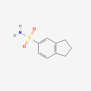 molecular formula C9H11NO2S B1295167 Indane-5-sulfonamide CAS No. 35203-93-1