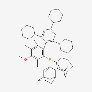 Di(adamantan-1-yl)(2',4',6'-tricyclohexyl-4-methoxy-3,5,6-trimethyl-[1,1'-biphenyl]-2-yl)phosphane