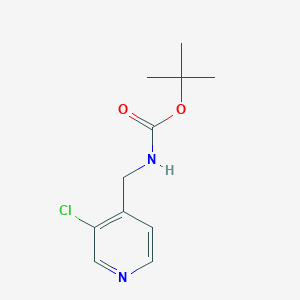 molecular formula C11H15ClN2O2 B12951743 tert-Butyl ((3-chloropyridin-4-yl)methyl)carbamate 