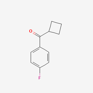 molecular formula C11H11FO B1295176 Cyclobutyl 4-fluorophenyl ketone CAS No. 31431-13-7
