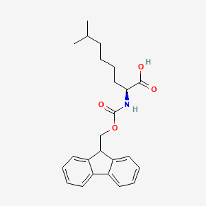 (S)-2-((((9H-Fluoren-9-yl)methoxy)carbonyl)amino)-7-methyloctanoic acid