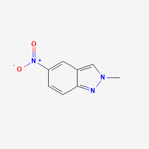 molecular formula C8H7N3O2 B1295178 2-Methyl-5-nitro-2H-indazole CAS No. 5228-48-8