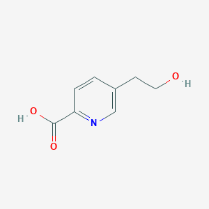 molecular formula C8H9NO3 B12951788 5-(2-Hydroxyethyl)picolinic acid 