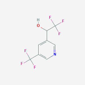 2,2,2-Trifluoro-1-(5-(trifluoromethyl)pyridin-3-yl)ethanol