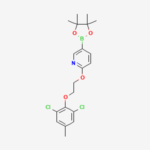 2-(2-(2,6-Dichloro-4-methylphenoxy)ethoxy)-5-(4,4,5,5-tetramethyl-1,3,2-dioxaborolan-2-yl)pyridine