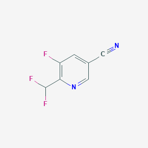 6-(Difluoromethyl)-5-fluoronicotinonitrile