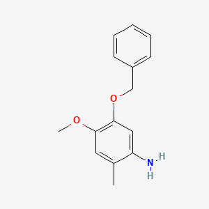 5-(Benzyloxy)-4-methoxy-2-methylaniline