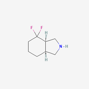 Rel-(3aR,7aS)-4,4-difluorooctahydro-1H-isoindole