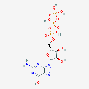 molecular formula C10H16N5O14P3 B129519 5'-三磷酸鸟苷 CAS No. 154765-83-0