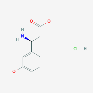 Methyl (S)-3-amino-3-(3-methoxyphenyl)propanoate hydrochloride