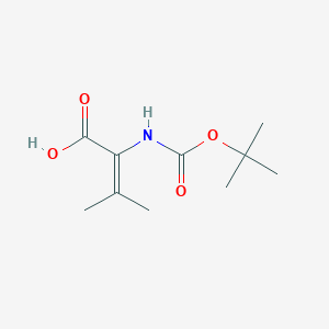 molecular formula C10H17NO4 B12951977 Boc-2,3-DEHYDRO-VAL-OH 