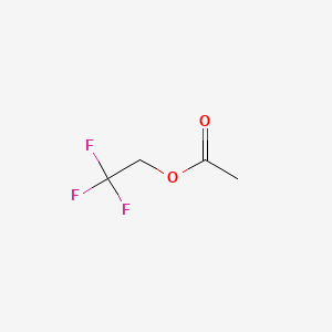 molecular formula C4H5F3O2 B1295198 2,2,2-三氟乙酸乙酯 CAS No. 406-95-1