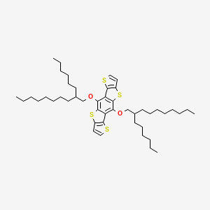 2,11-bis(2-hexyldecoxy)-5,9,14,18-tetrathiapentacyclo[10.6.0.03,10.04,8.013,17]octadeca-1(12),2,4(8),6,10,13(17),15-heptaene