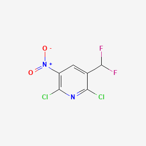 2,6-Dichloro-3-(difluoromethyl)-5-nitropyridine