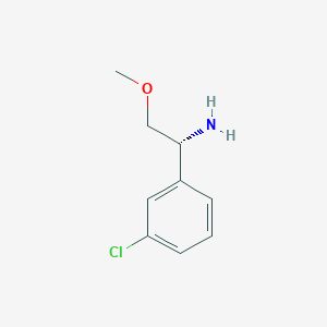 (R)-1-(3-Chlorophenyl)-2-methoxyethan-1-amine