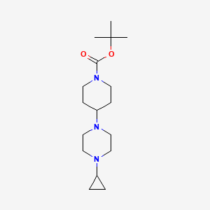 tert-Butyl 4-(4-cyclopropylpiperazin-1-yl)piperidine-1-carboxylate