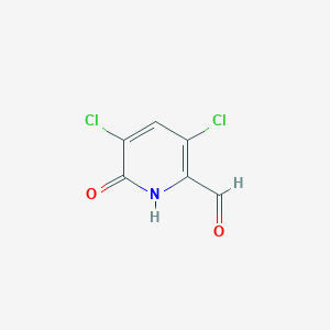 3,5-Dichloro-6-oxo-1,6-dihydropyridine-2-carbaldehyde