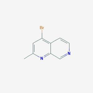 molecular formula C9H7BrN2 B12952048 4-Bromo-2-methyl-1,7-naphthyridine 