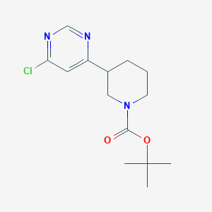 Tert-butyl 3-(6-chloropyrimidin-4-yl)piperidine-1-carboxylate