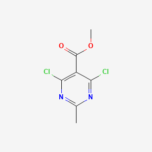 molecular formula C7H6Cl2N2O2 B12952093 Methyl 4,6-dichloro-2-methylpyrimidine-5-carboxylate 