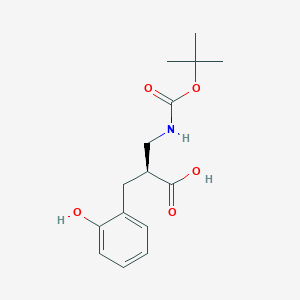 (S)-3-((tert-Butoxycarbonyl)amino)-2-(2-hydroxybenzyl)propanoic acid