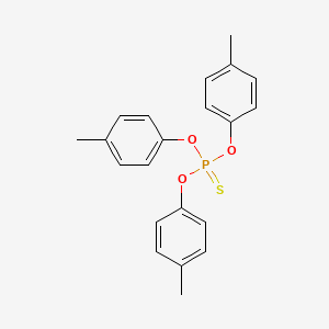 molecular formula C21H21O3PS B1295211 Tri-p-tolyl thiophosphate CAS No. 597-84-2