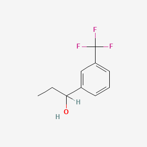 molecular formula C10H11F3O B1295212 1-(3-(三氟甲基)苯基)丙醇 CAS No. 618-97-3