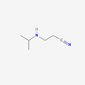 molecular formula C6H12N2 B1295216 3-(异丙氨基)丙腈 CAS No. 692-98-8