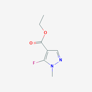 molecular formula C7H9FN2O2 B12952161 Ethyl 5-fluoro-1-methyl-1H-pyrazole-4-carboxylate CAS No. 118197-43-6