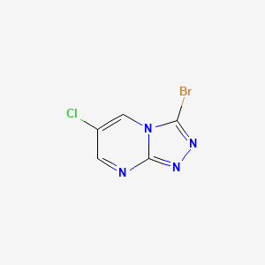 3-Bromo-6-chloro-[1,2,4]triazolo[4,3-a]pyrimidine