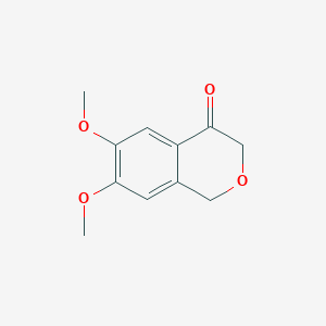 molecular formula C11H12O4 B12952176 6,7-Dimethoxyisochroman-4-one 