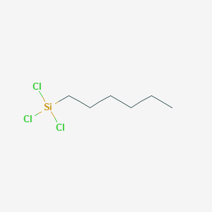 molecular formula C6H13Cl3Si B129522 Trichloro(hexyl)silane CAS No. 928-65-4