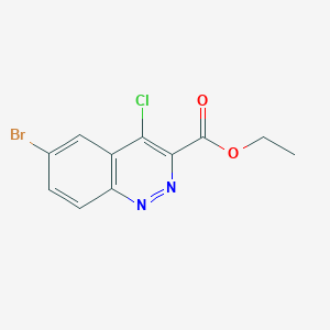 Ethyl 6-bromo-4-chlorocinnoline-3-carboxylate