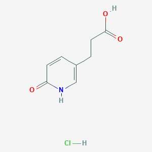 3-(6-Oxo-1,6-dihydropyridin-3-yl)propanoic acid hydrochloride