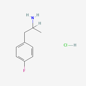 molecular formula C9H13ClFN B1295227 1-(4-Fluorophenyl)propan-2-amine hydrochloride CAS No. 459-01-8