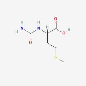 molecular formula C6H12N2O3S B1295230 4-Methylsulfanyl-2-ureido-butyric acid CAS No. 30411-84-8