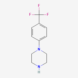 molecular formula C11H13F3N2 B1295231 1-(4-三氟甲基苯基)哌嗪 CAS No. 30459-17-7