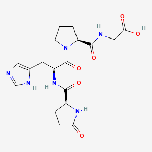 molecular formula C18H24N6O6 B1295233 Trh-gly CAS No. 85344-77-0