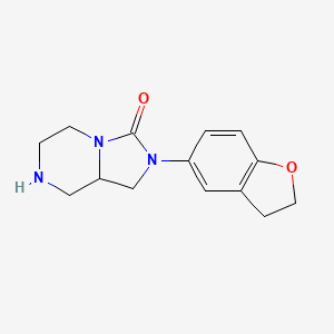 2-(2,3-Dihydrobenzofuran-5-yl)hexahydroimidazo[1,5-a]pyrazin-3(2H)-one