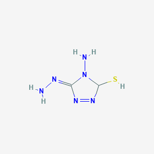 (Z)-4-Amino-5-hydrazono-4,5-dihydro-3H-1,2,4-triazole-3-thiol