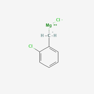 molecular formula C7H6Cl2Mg B1295238 Magnesium, chloro[(2-chlorophenyl)methyl]- CAS No. 29874-00-8